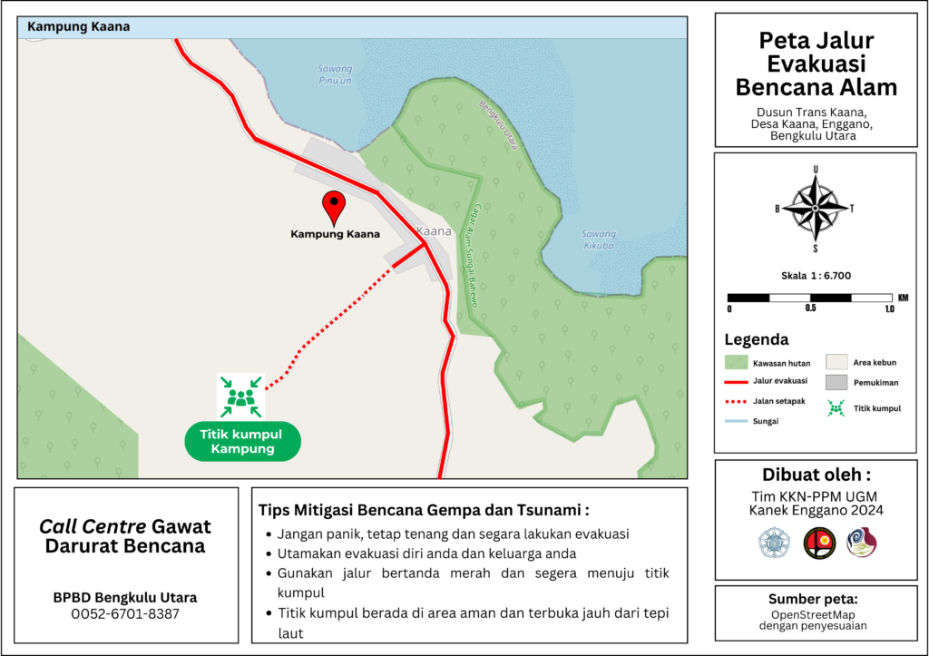 evakuasi dusun kampung kaana